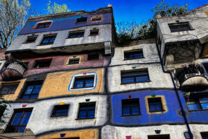 maling af facade - kreativt farverigt